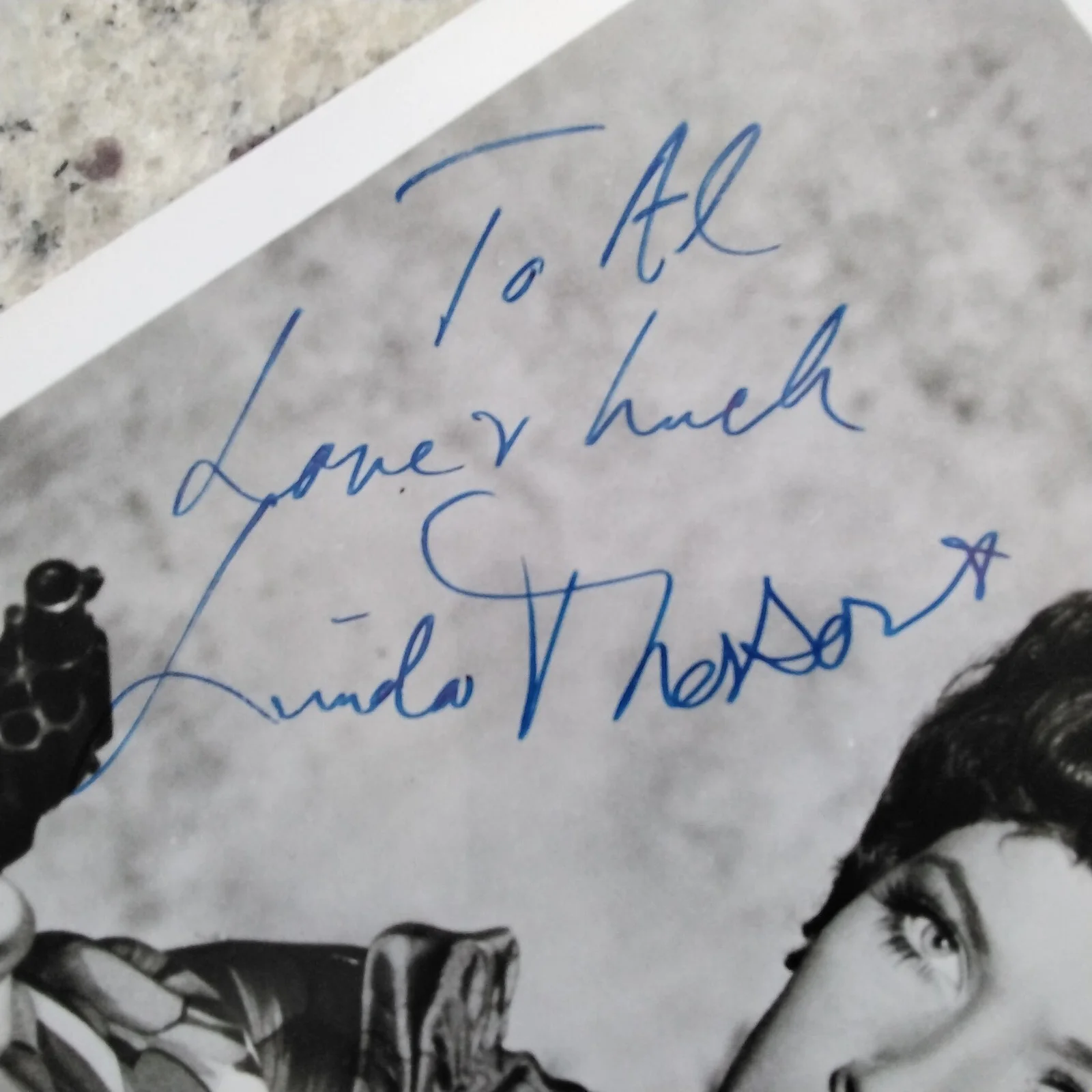 Linda Thorson SIGNED Photo Movie TV Actress The Avengers Sweet Liberty Valentino, изображение 5