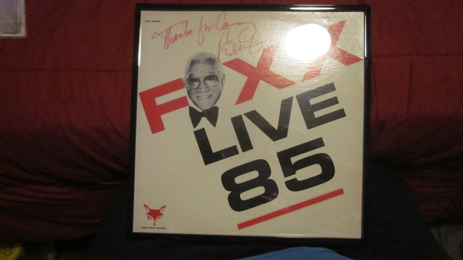 REDD FOXX FRAMED AUTOGRAPHED/SIGNED LP (COOL) SANFORD & SON STAR, image 5