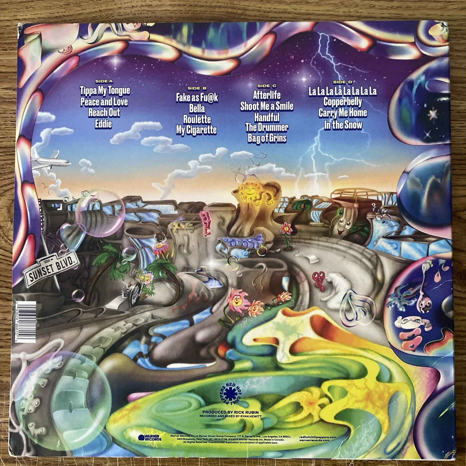 Chad Smith Autographed Vinyl Album ‘Return Of The Dream Canteen’ Chilli Peppers, изображение 3