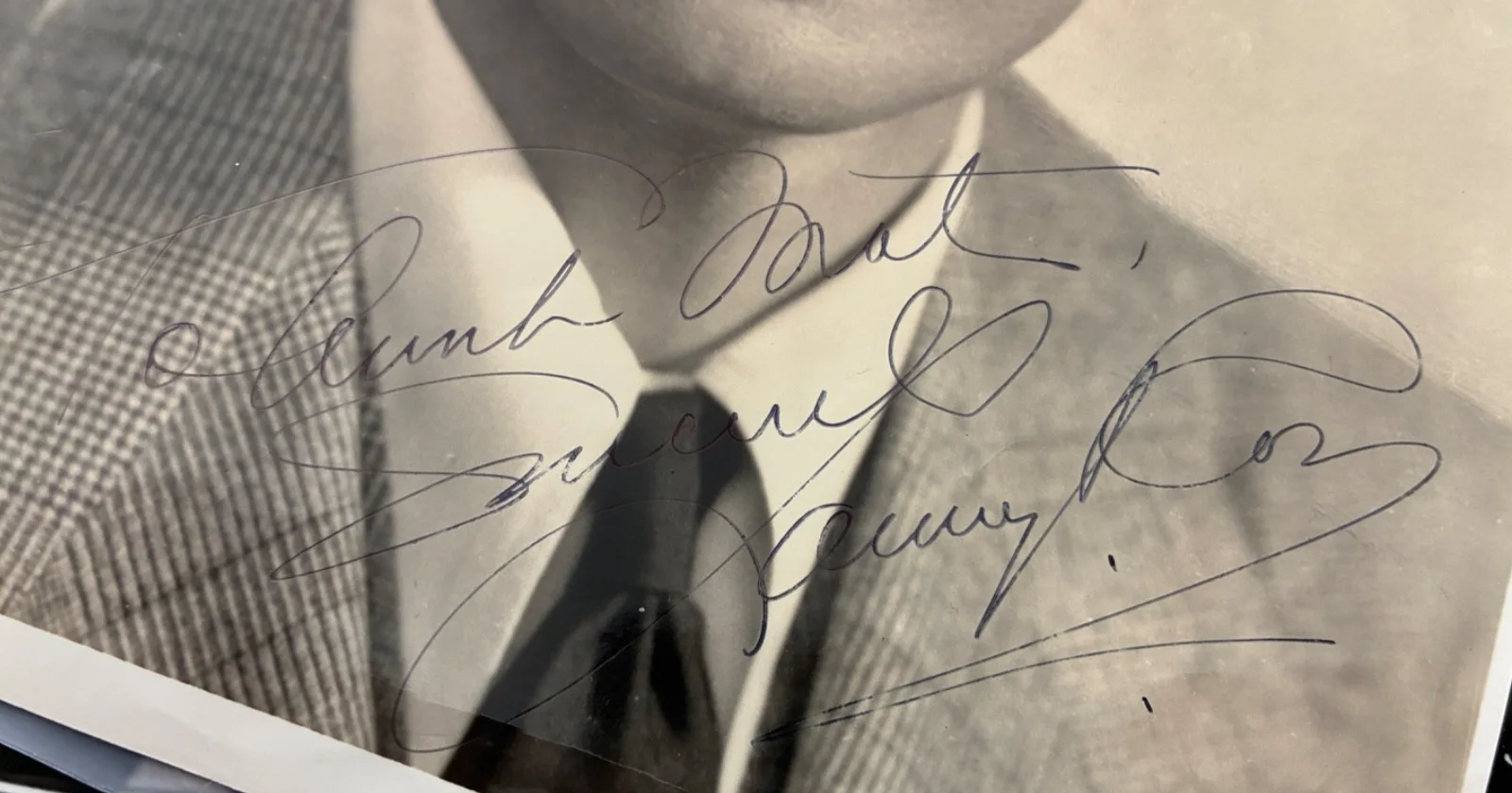 LANNY ROSS — LANNY ROSS AUTOGRAPHED 8x10 PHOTO 1930s radio & film crooner PARAMOUNT PICTURES, изображение 2