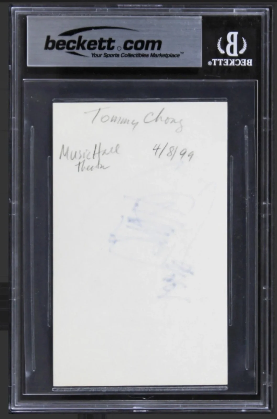 Cheech and Chong Signed Original Album , JSA (COMPLETE) + Chong Signed Card, image 5