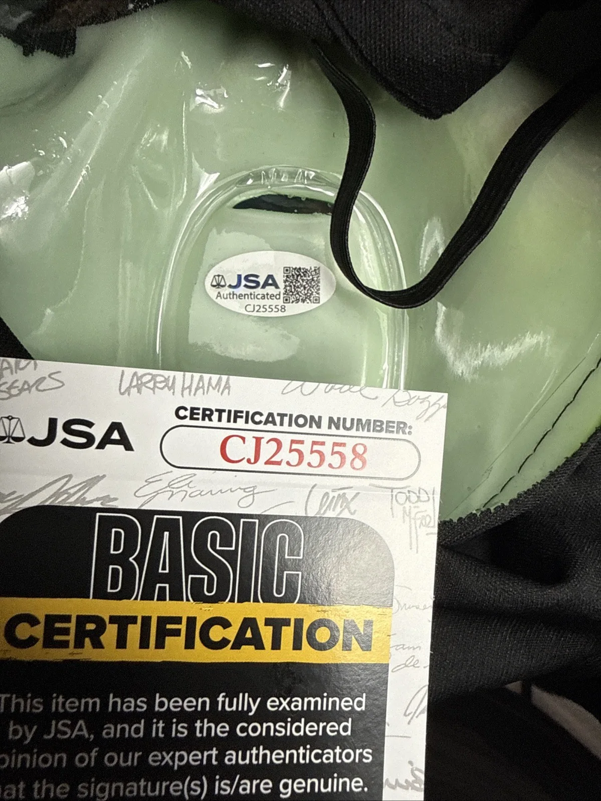 Matthew Lillard — Matthew Lillard Signed Ghostface Fun World Fluorescent Mask Scream JSA COA STAB, image 3