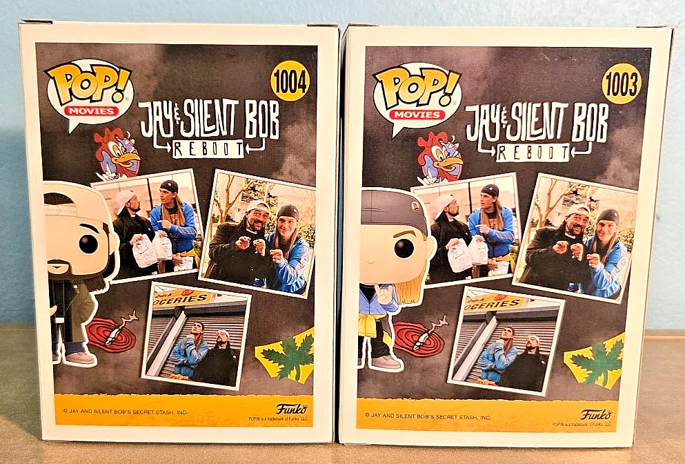 Jay Mewes — KEVIN SMITH & JASON MEWES SIGNED JAY & SILENT BOB Funko Pops NO COA, image 4
