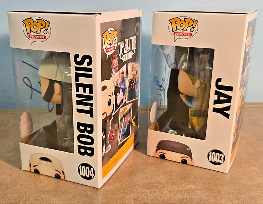 Jay Mewes — KEVIN SMITH & JASON MEWES SIGNED JAY & SILENT BOB Funko Pops NO COA, image 5