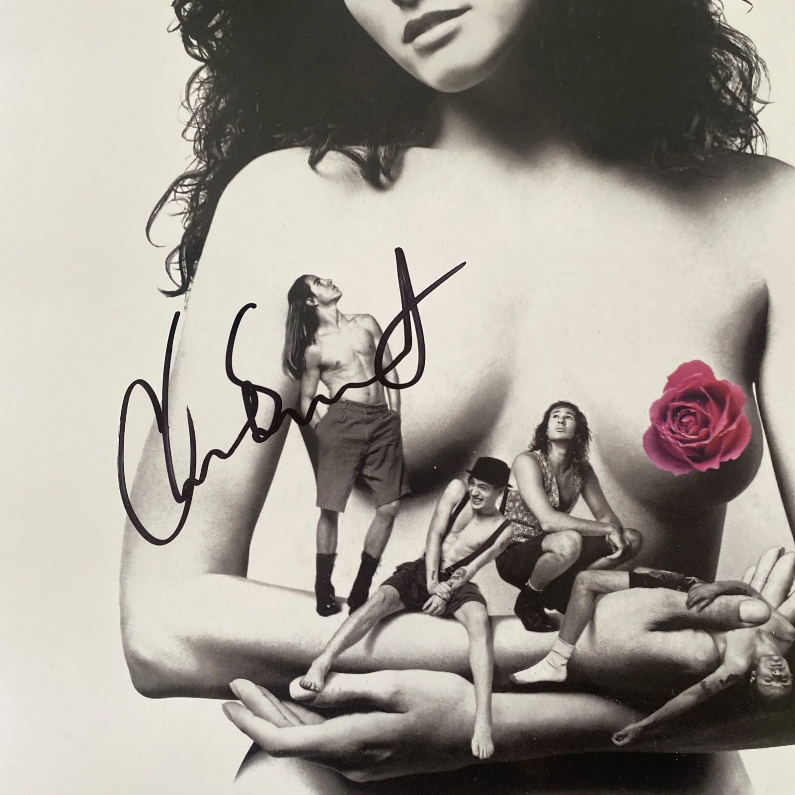 Chad Smith Autographed Vinyl Album ‘Mother’s Milk’ The Red Hot Chilli Peppers, image 2