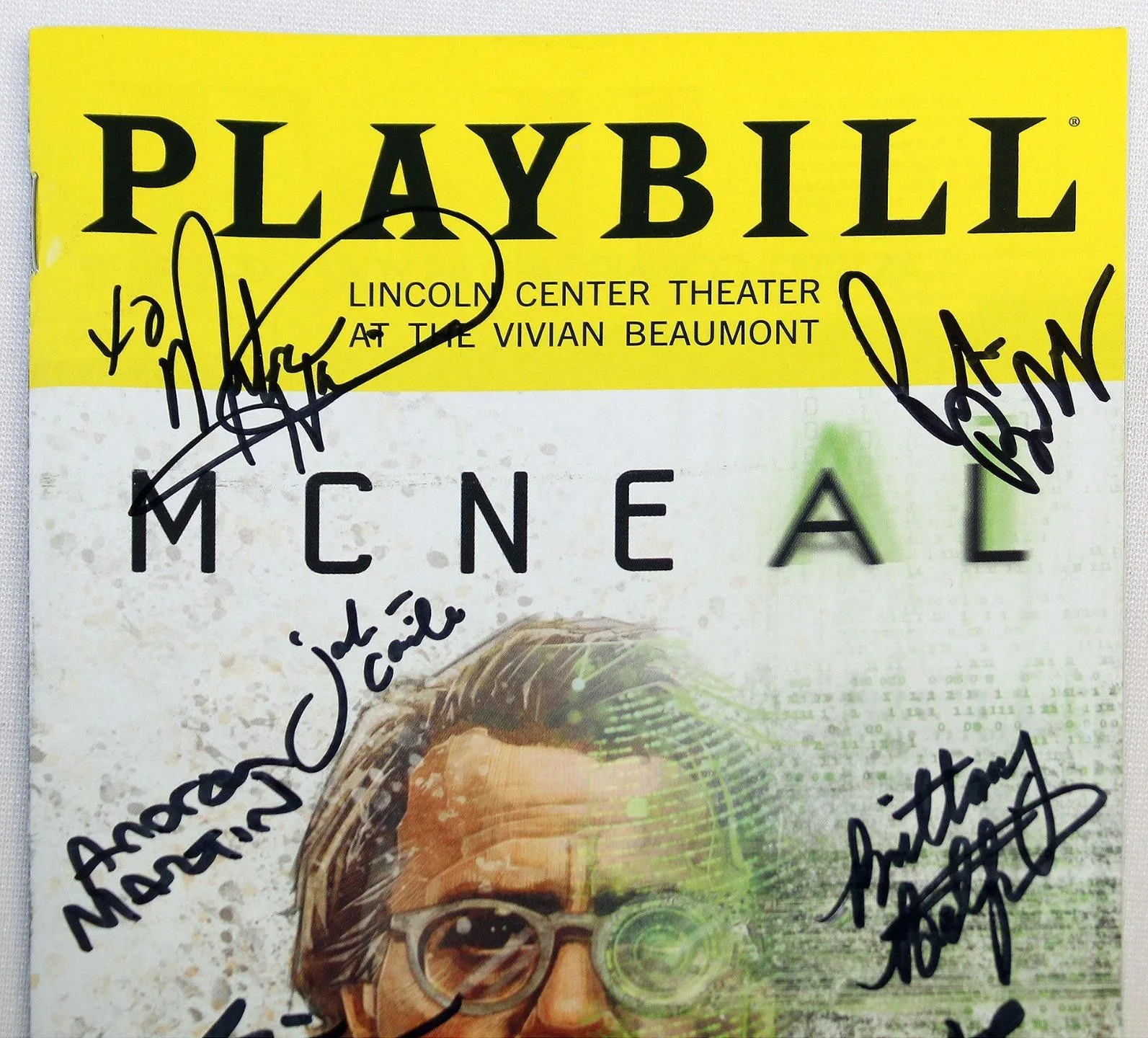 MCNEAL Full Broadway Cast Robert Downey Jr. Andrea Martin Signed Playbill, image 2