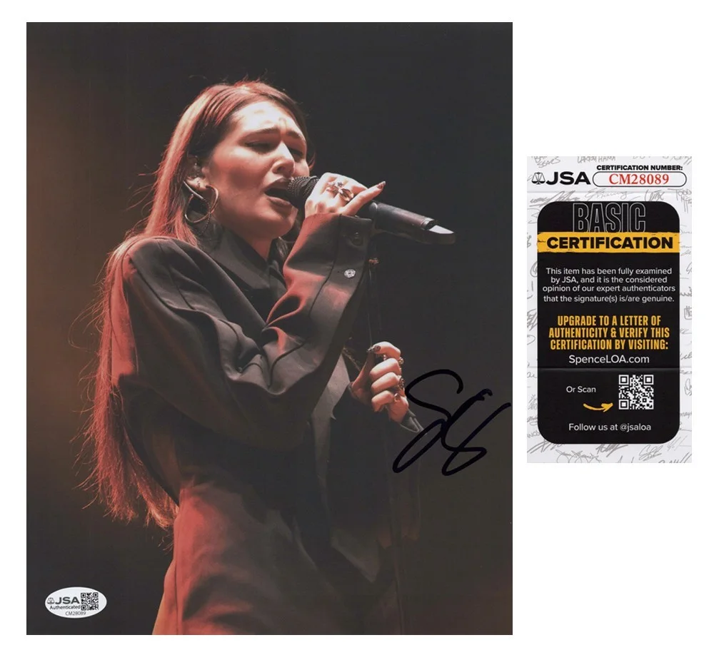 Sienna Spiro — Sienna Spiro signed Autographed 8x10 Photo d Sexy SINGER Die On A Hill JSA COA