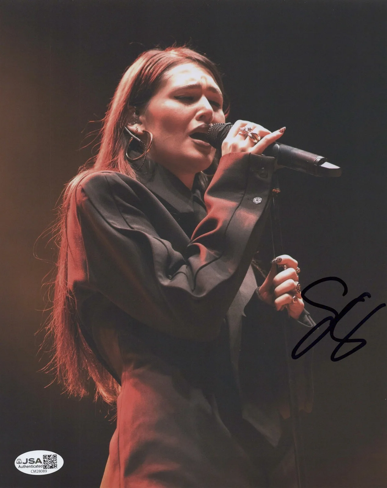 Sienna Spiro — Sienna Spiro signed Autographed 8x10 Photo d Sexy SINGER Die On A Hill JSA COA, image 4
