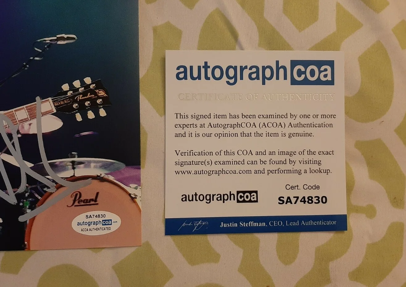 Gilby Clarke Guns N Roses signed autographed 8x10 photo ACOA COA #SA74830, изображение 3