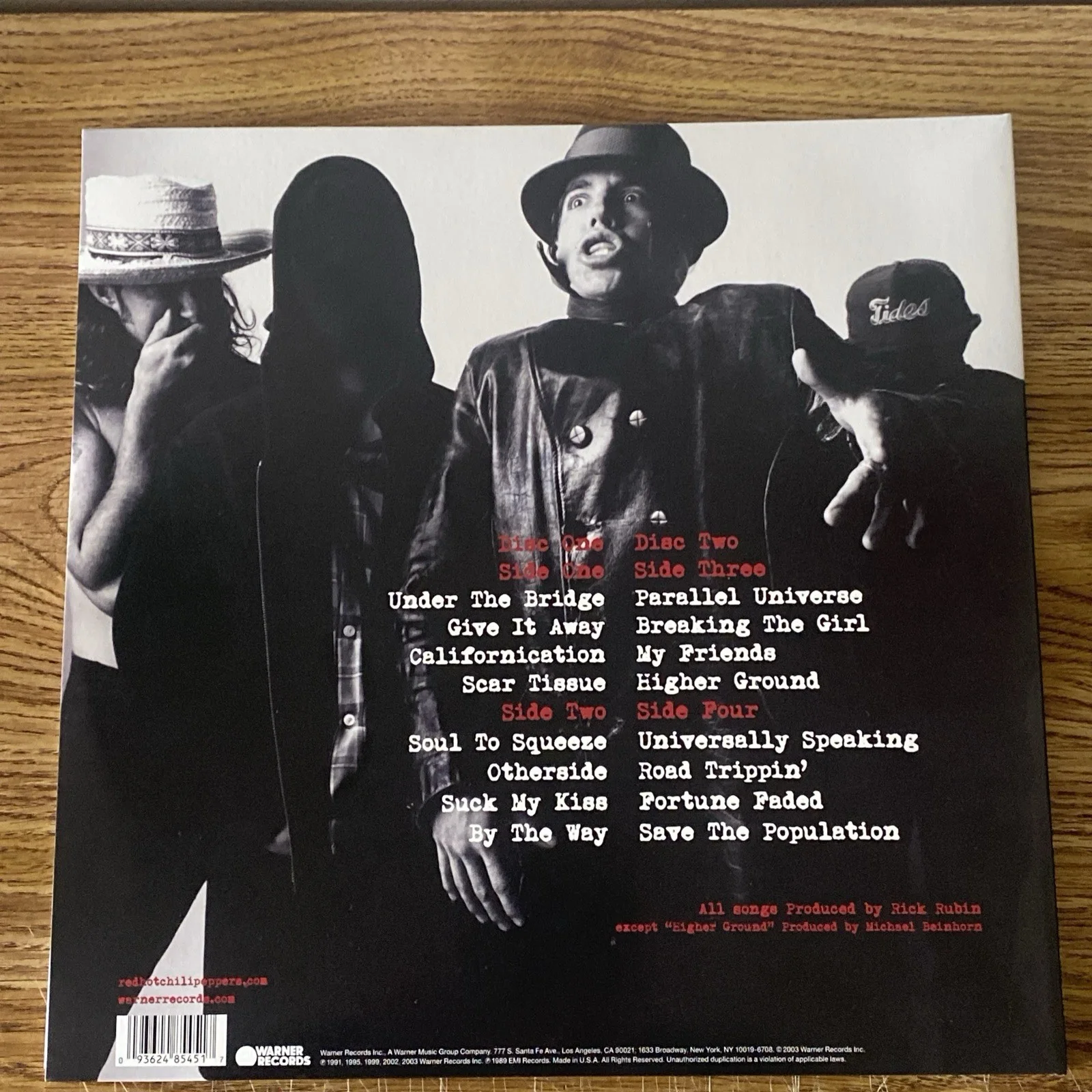 Chad Smith Autographed Vinyl Album ‘Greatest Hits’ The Red Hot Chilli Peppers, image 3