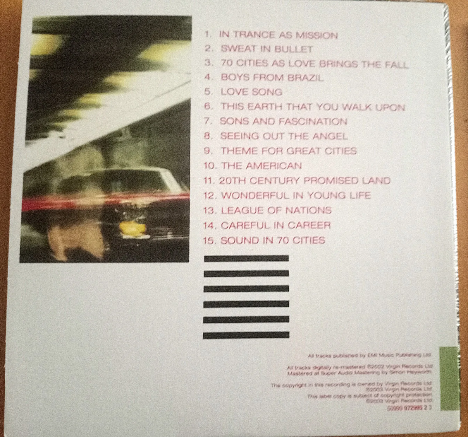 Simple Minds signed cd cardboard sleeve boxset 5 album set Australian, image 3