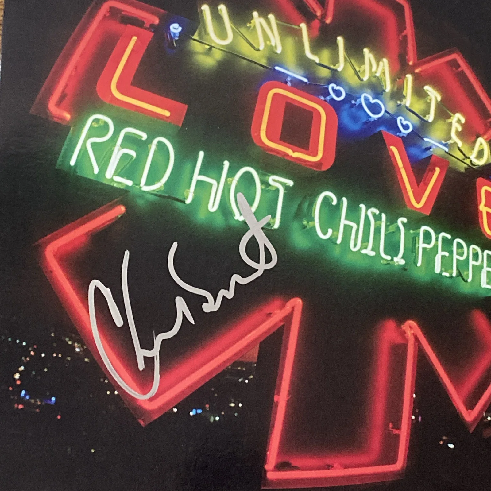 Chad Smith Autographed Vinyl Album ‘Unlimited Love’ The Red Hot Chilli Peppers, image 2