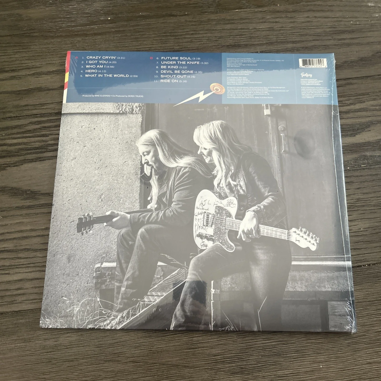 Tedeschi Trucks Band HAND SIGNED AUTOGRAPHED LP Future Soul Vinyl Record Album, изображение 2