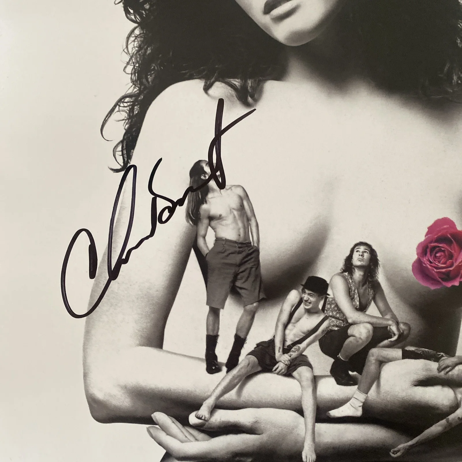 Chad Smith Autographed Vinyl Album ‘Mother’s Milk’ The Red Hot Chilli Peppers, image 2
