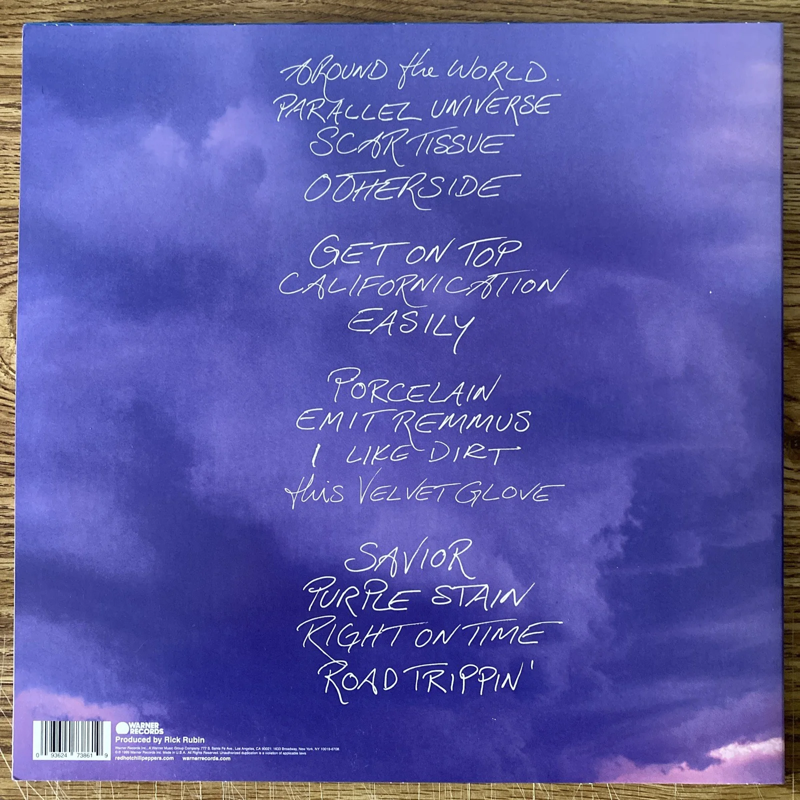 Chad Smith Autographed Vinyl Album 'Californication' The Red Hot Chilli Peppers, image 3