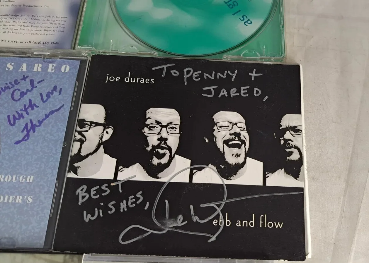 4 Autographed Signed CDs tEMPORELLI, tHERESA sAREO Scott Fried Duraes, image 3