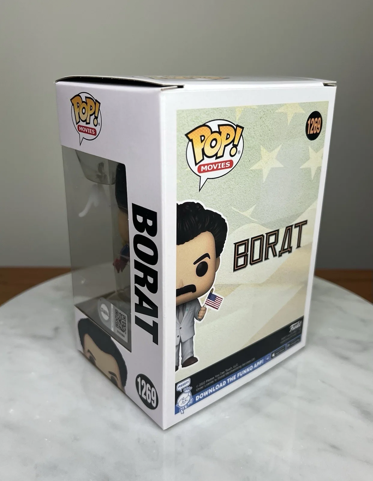 Sacha Baron Cohen — Sacha Baron Cohen ‘Borat’ Signed Autographed Funko Pop SWAU COA, изображение 4