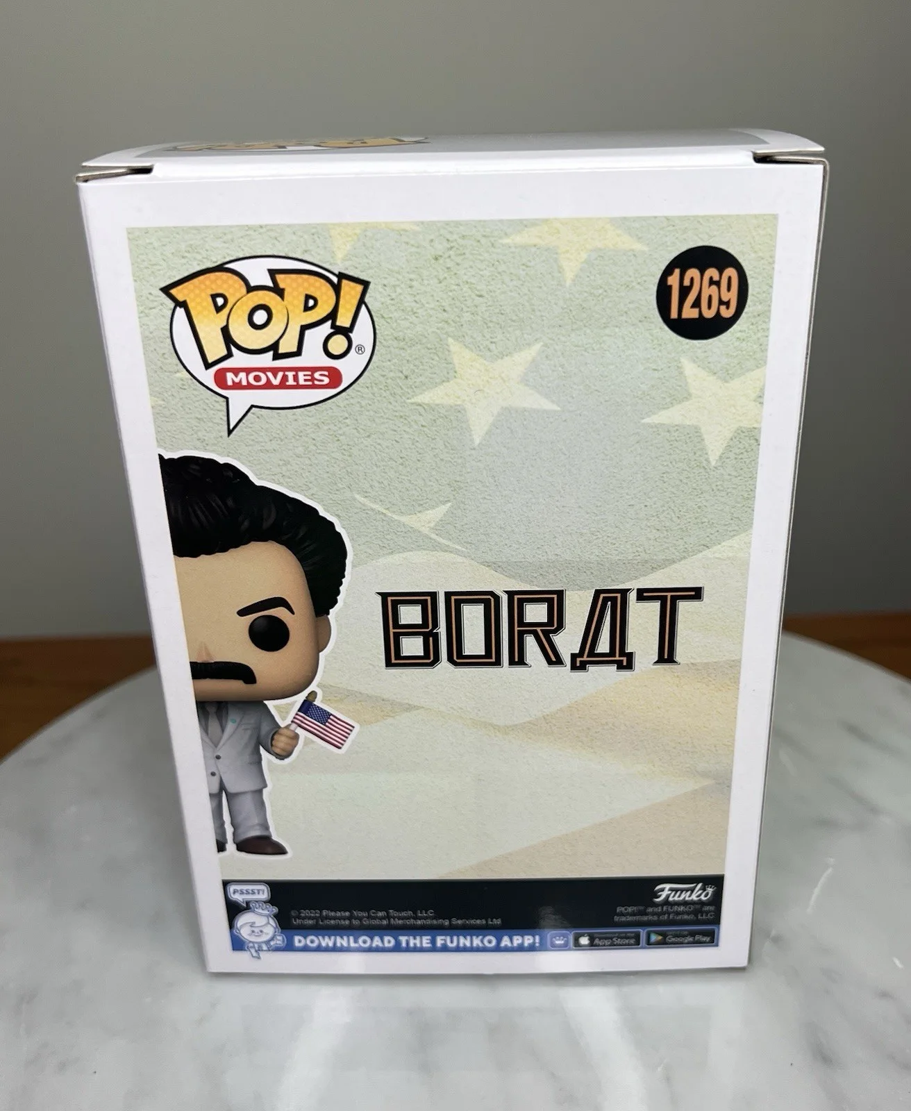 Sacha Baron Cohen — Sacha Baron Cohen ‘Borat’ Signed Autographed Funko Pop SWAU COA, изображение 5