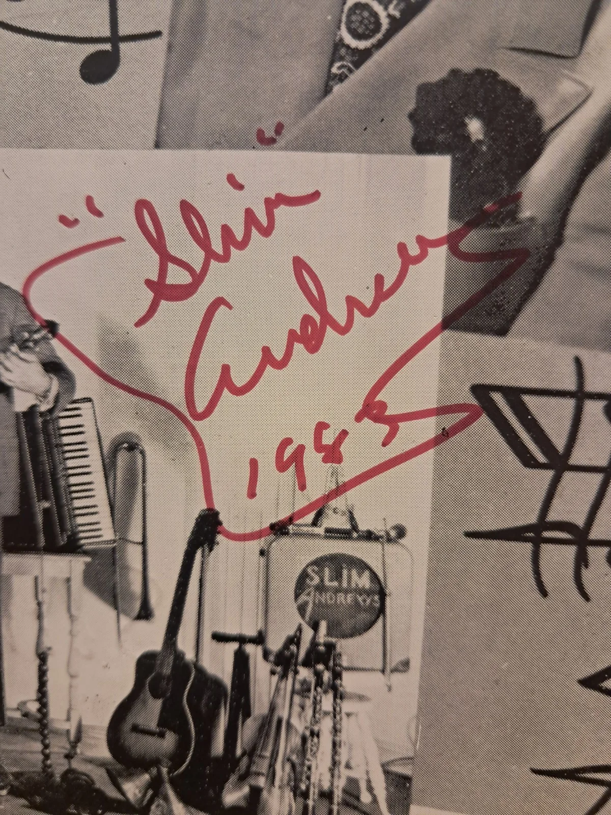 Slim Andrews — Slim Andrews autographed original photograph Signed Movies, изображение 3