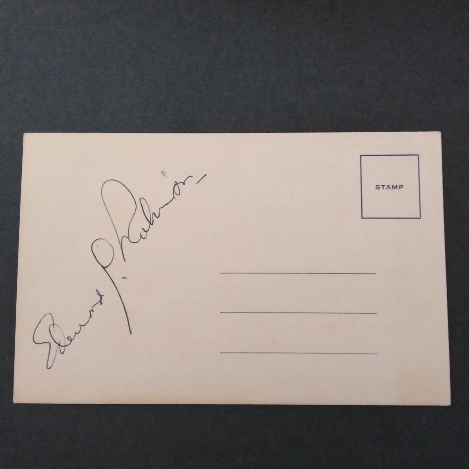 Edward G Robinson SIGNED Card Photo 30s Movie Actor Little Caesar Key Largo Noir, изображение 4
