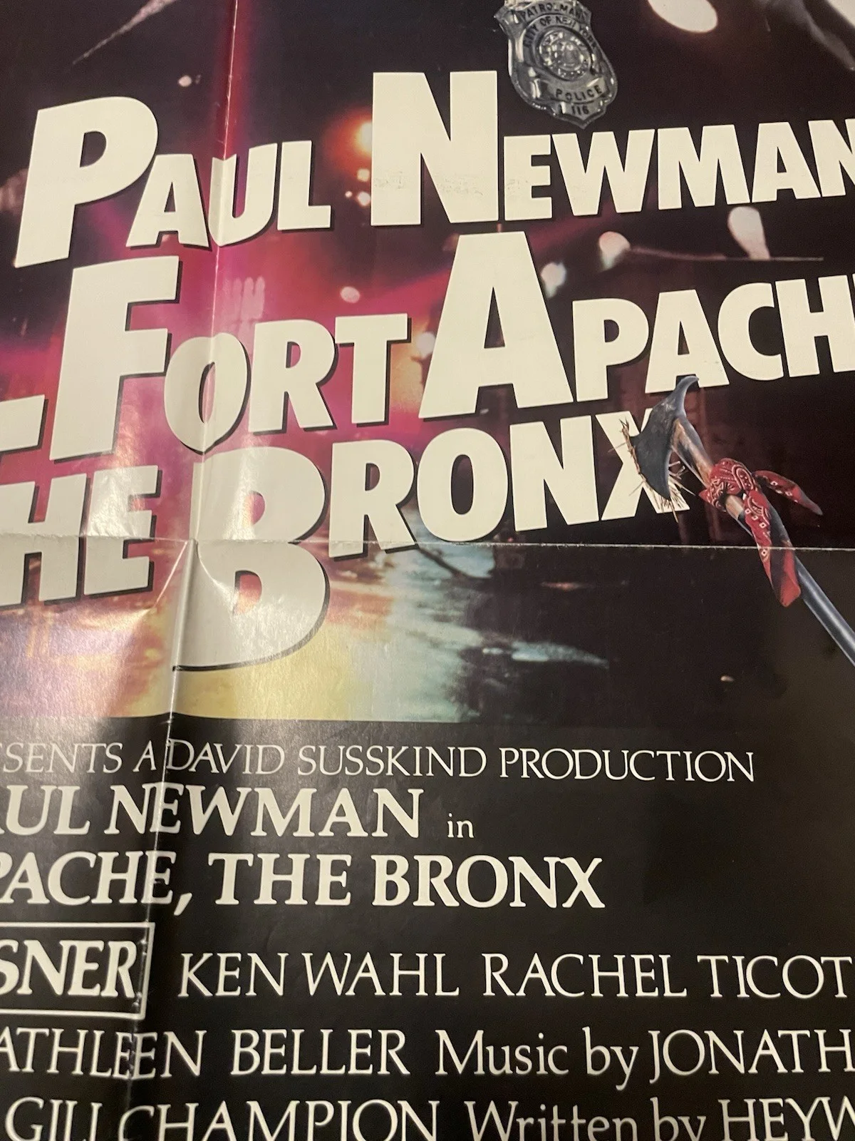 Fort Apache, the Bronx 1981 Original US One Sheet Movie Poster, image 2