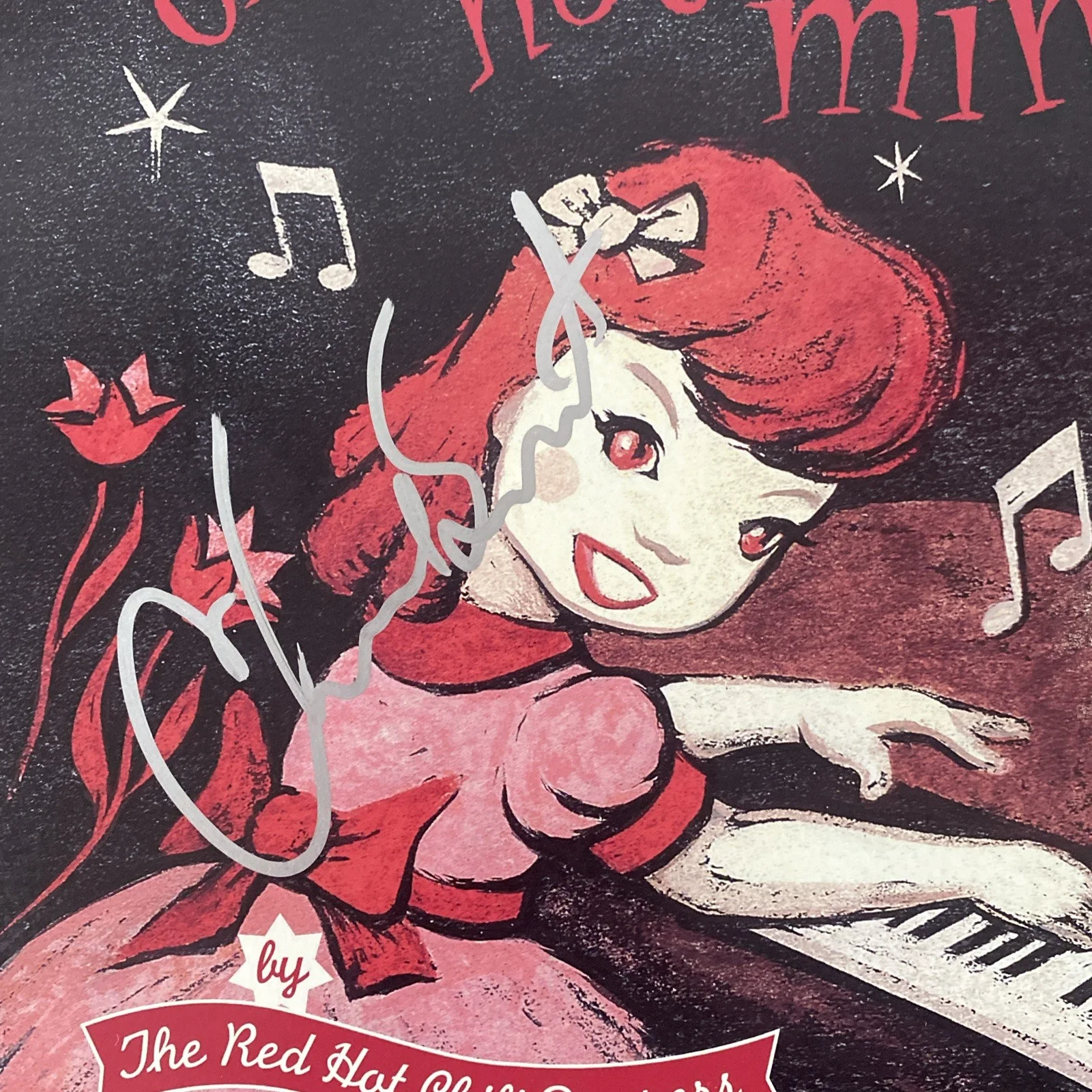 Chad Smith Autographed Vinyl Album 'One Hot Minute' The Red Hot Chilli Peppers, image 2