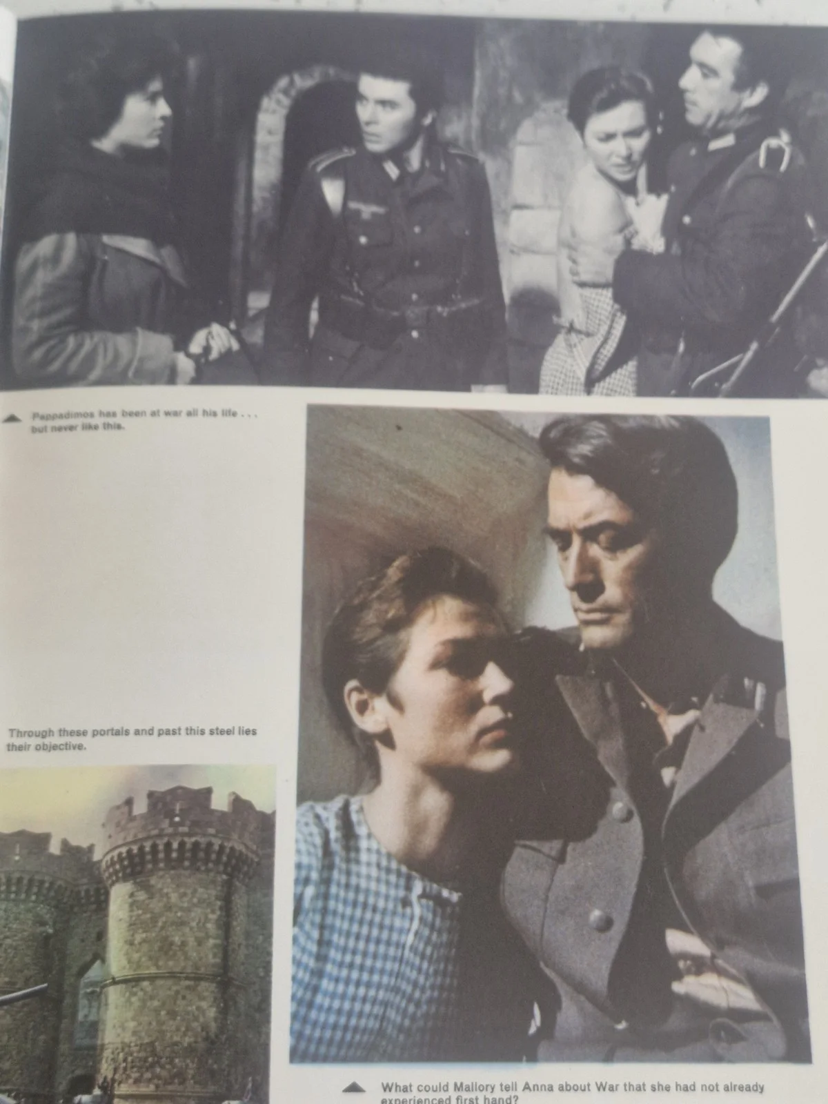 1961 FILM PROGRAMME "THE GUNS OF NAVARONE" VGC, image 3