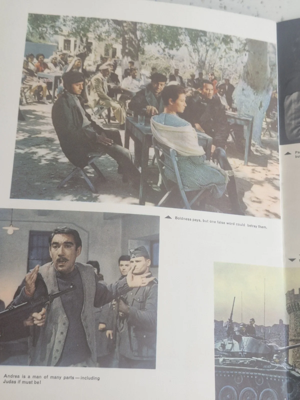 1961 FILM PROGRAMME "THE GUNS OF NAVARONE" VGC, image 4