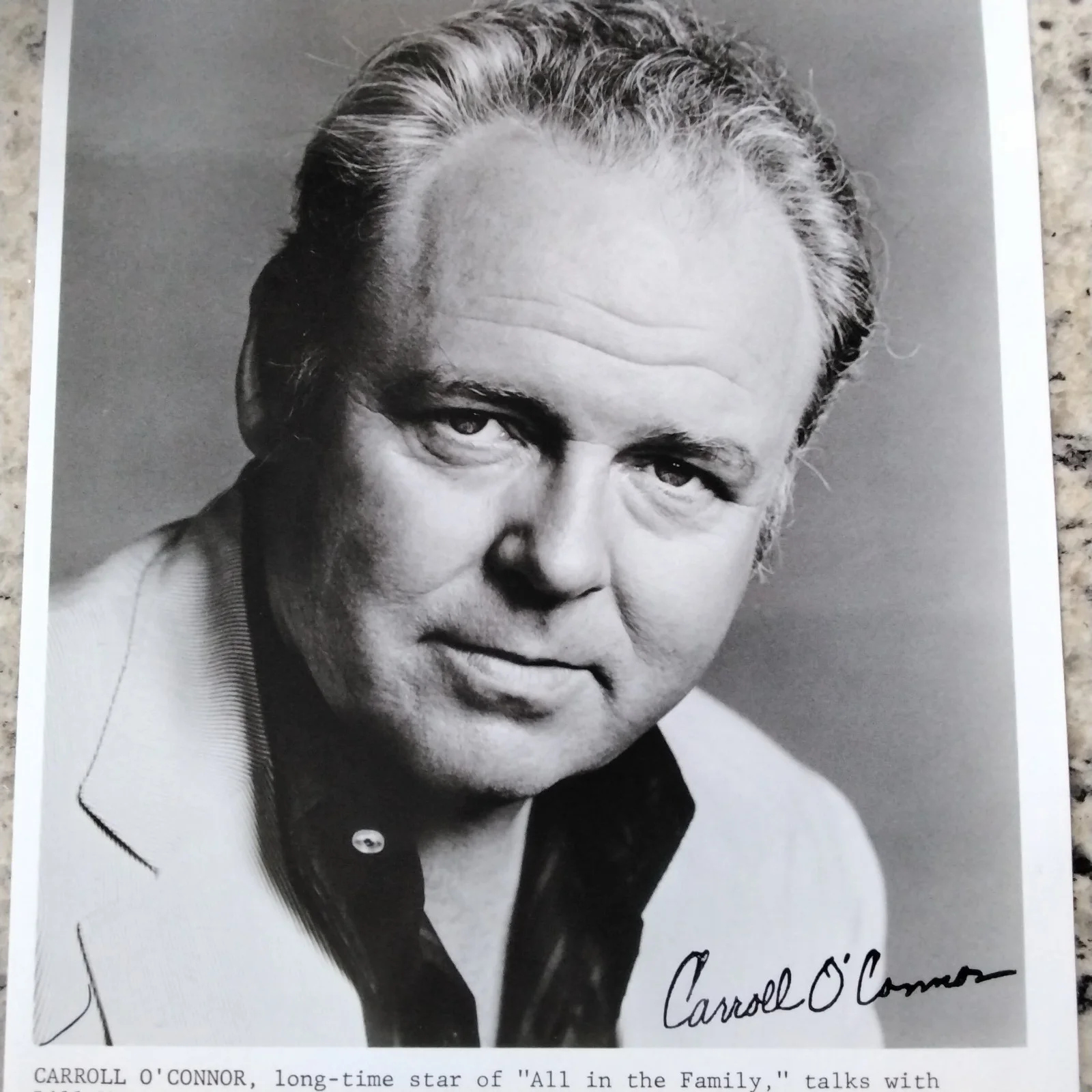 Carroll O'Connor SIGNED Photo Movie TV Actor All In The Family Kelly's Heroes, изображение 2