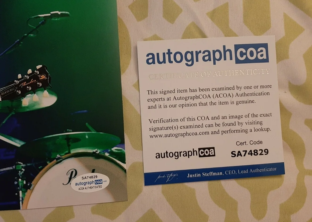 Gilby Clarke Guns N Roses signed autographed 8x10 photo ACOA COA #SA74829, изображение 3