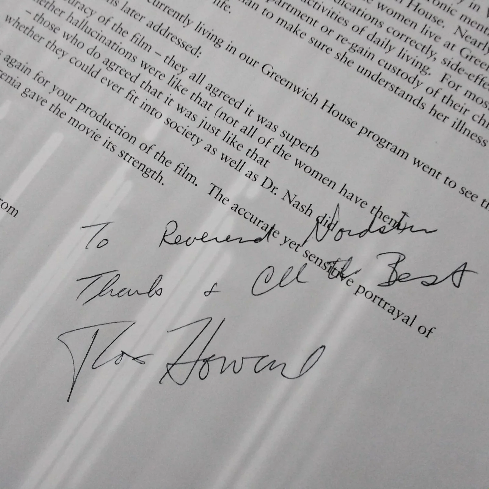 Ron Howard SIGNED Letter Movie TV Actor Director Happy Days Mayberry Apollo 13, изображение 4