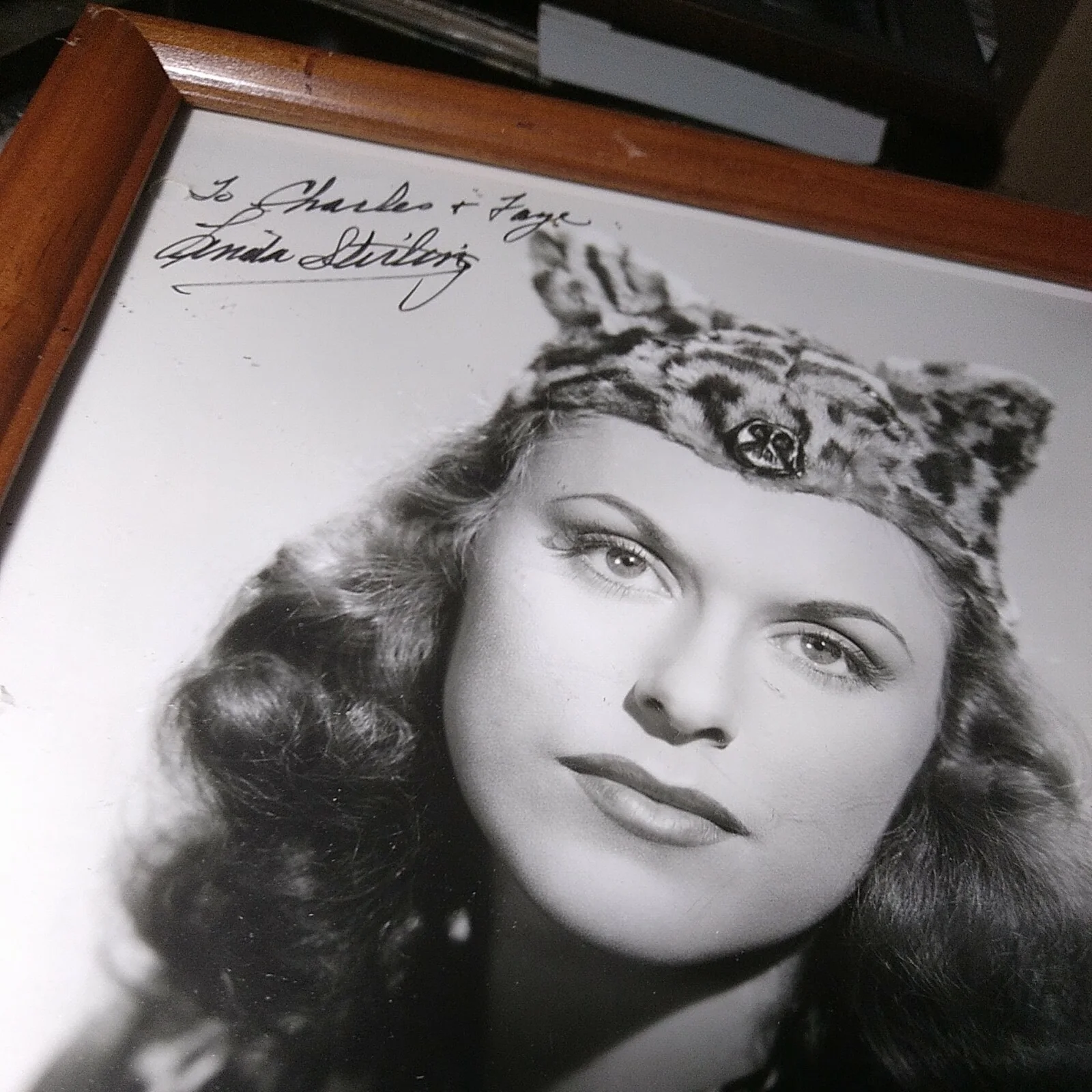linda sterling — Autographed Linda Sterling "Tiger Woman" HandcSigned Vintage 8x10" UNFRAMED, image 3
