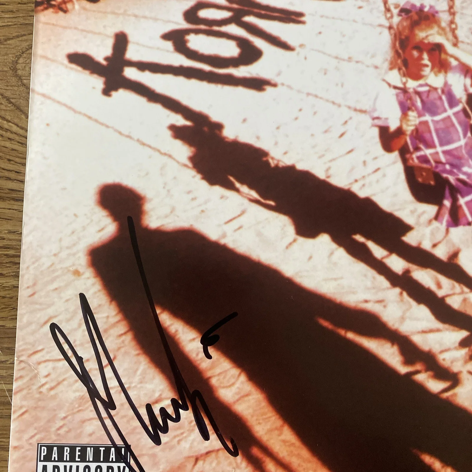 James Munky Shaffer Autographed Vinyl Album ‘Korn’ Self-Titled, изображение 2