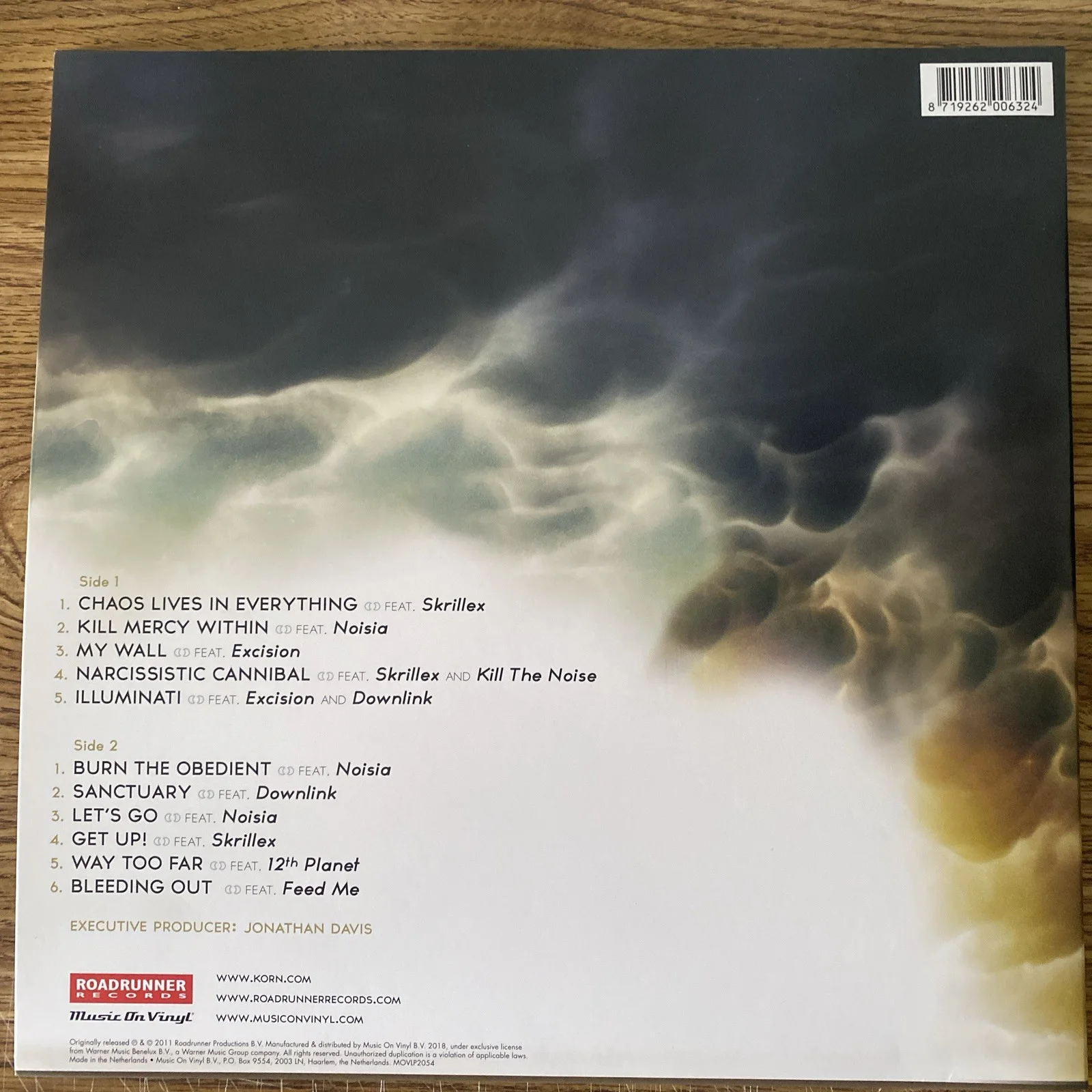 James Munky Shaffer Autographed Vinyl Album ‘The Path Of Totality’ Korn, изображение 3