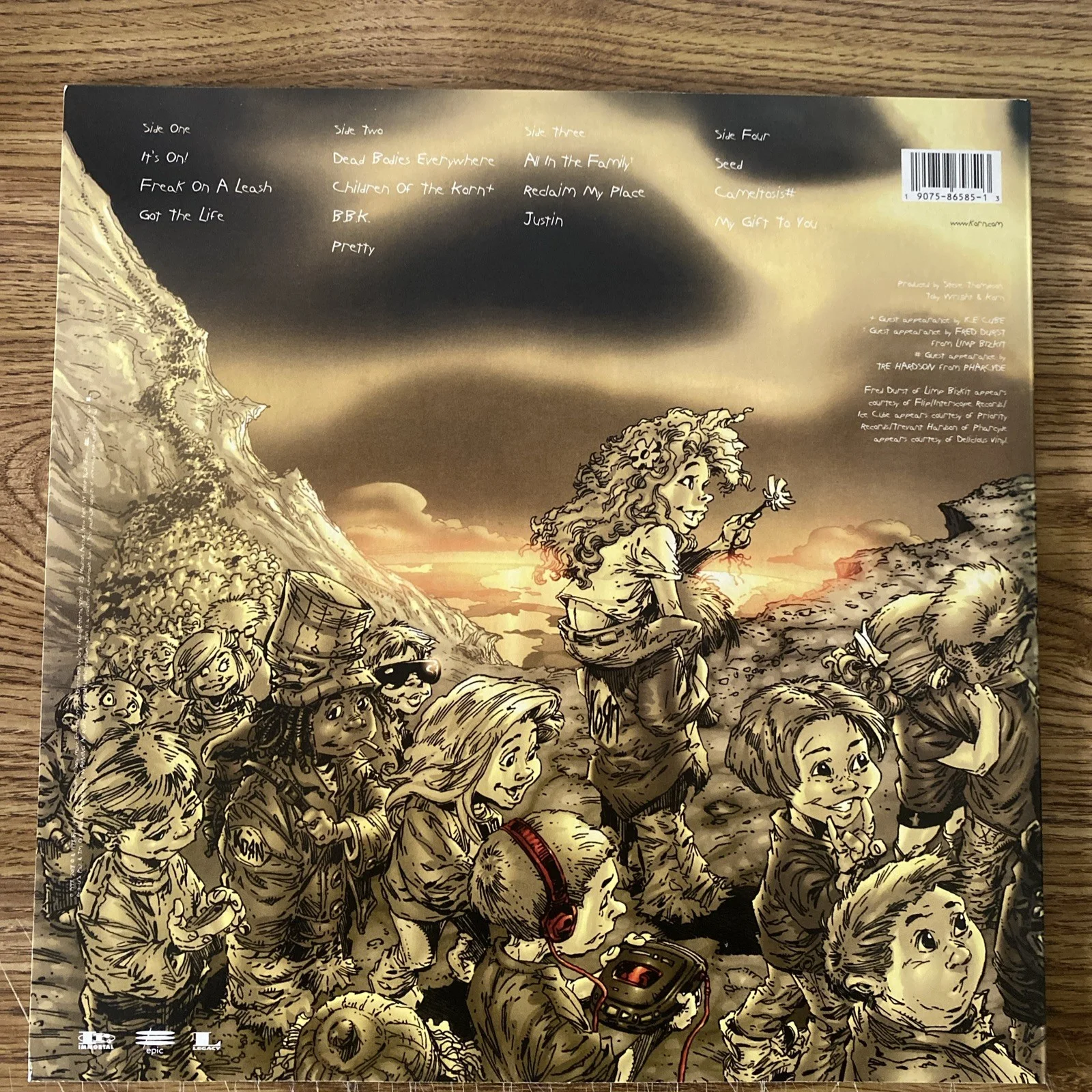 James Munky Shaffer Autographed Vinyl Album ‘Follow The Leader’ Korn, изображение 3