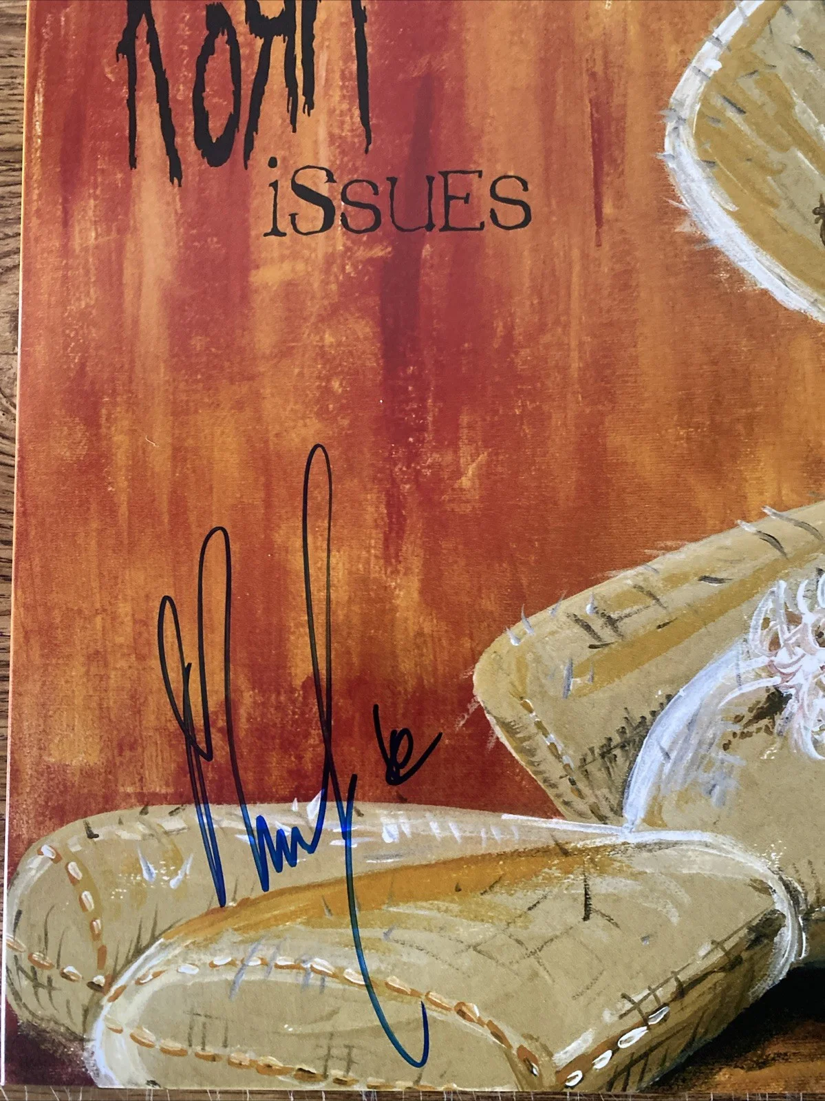 James Munky Shaffer Autographed Vinyl Album ‘Issues’ Korn, image 2