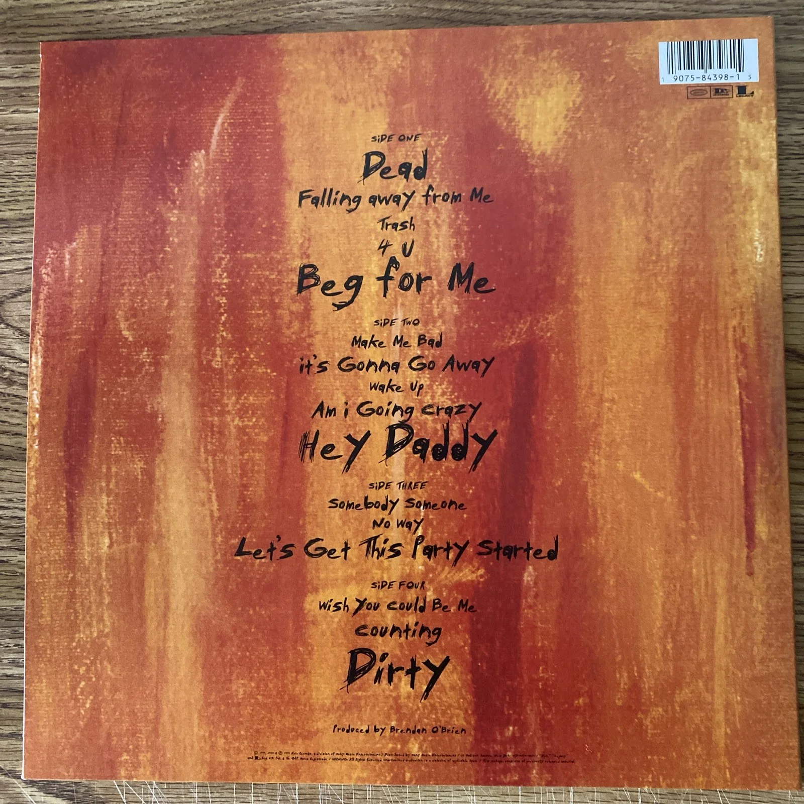 James Munky Shaffer Autographed Vinyl Album ‘Issues’ Korn, image 3