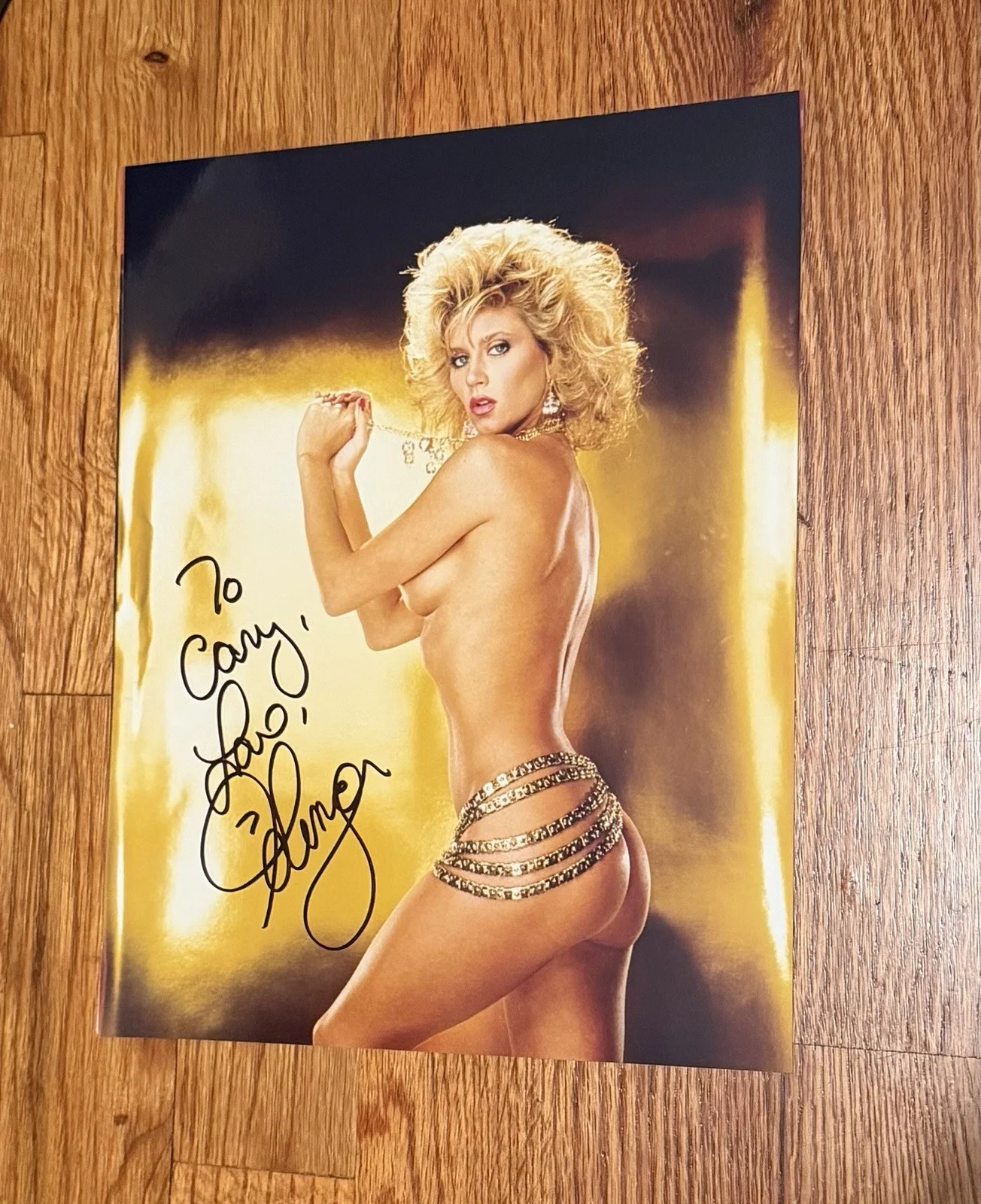 Ginger Lynn Allen — GINGER LYNN ALLEN Autograph 8x10 Photo Signed Adult Film Actress SEXY