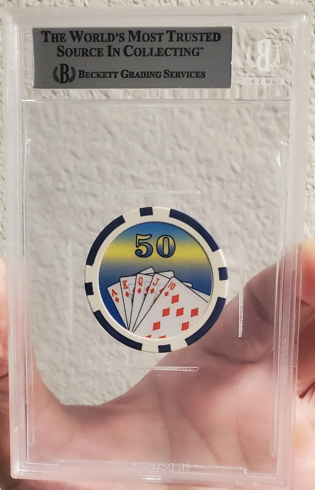 Chevy Chase — CHEVY CHASE SIGNED AUTOGRAPH AUTO POKER CHIP BECKETT AUTH. CASINO/VEGAS VACATION, изображение 3