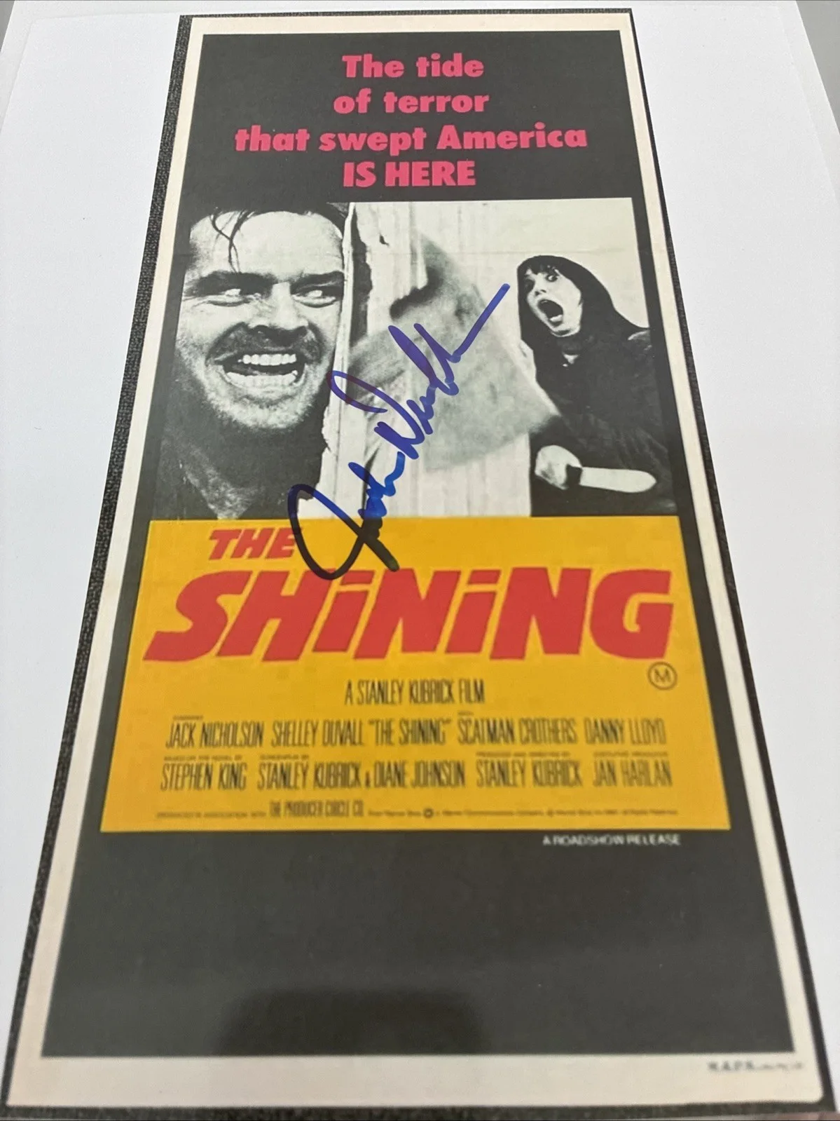 Jack Nicholson — Jack Nicholson “The Shining” Movie Autographed Photo With COA, изображение 2