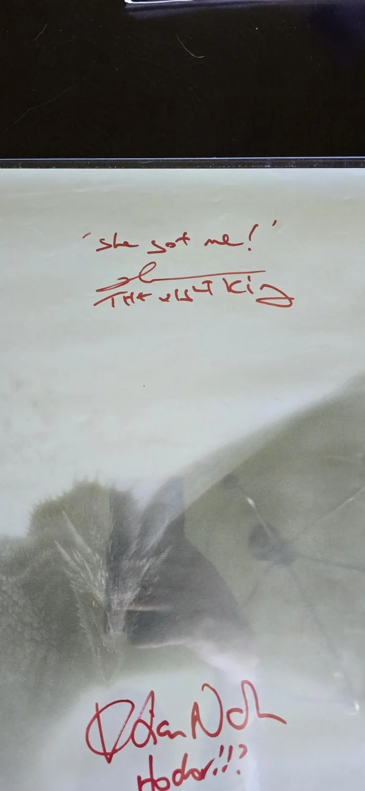 24x36 Signed Game of Thrones Poster 4 Autos Comic Con, image 5