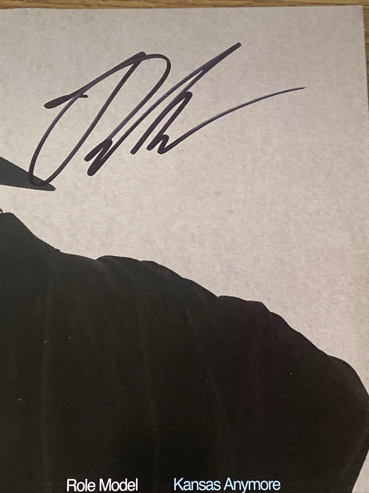 Role Model Autographed Vinyl Album ‘Kansas Anymore’ Tucker Pillsbury, изображение 2