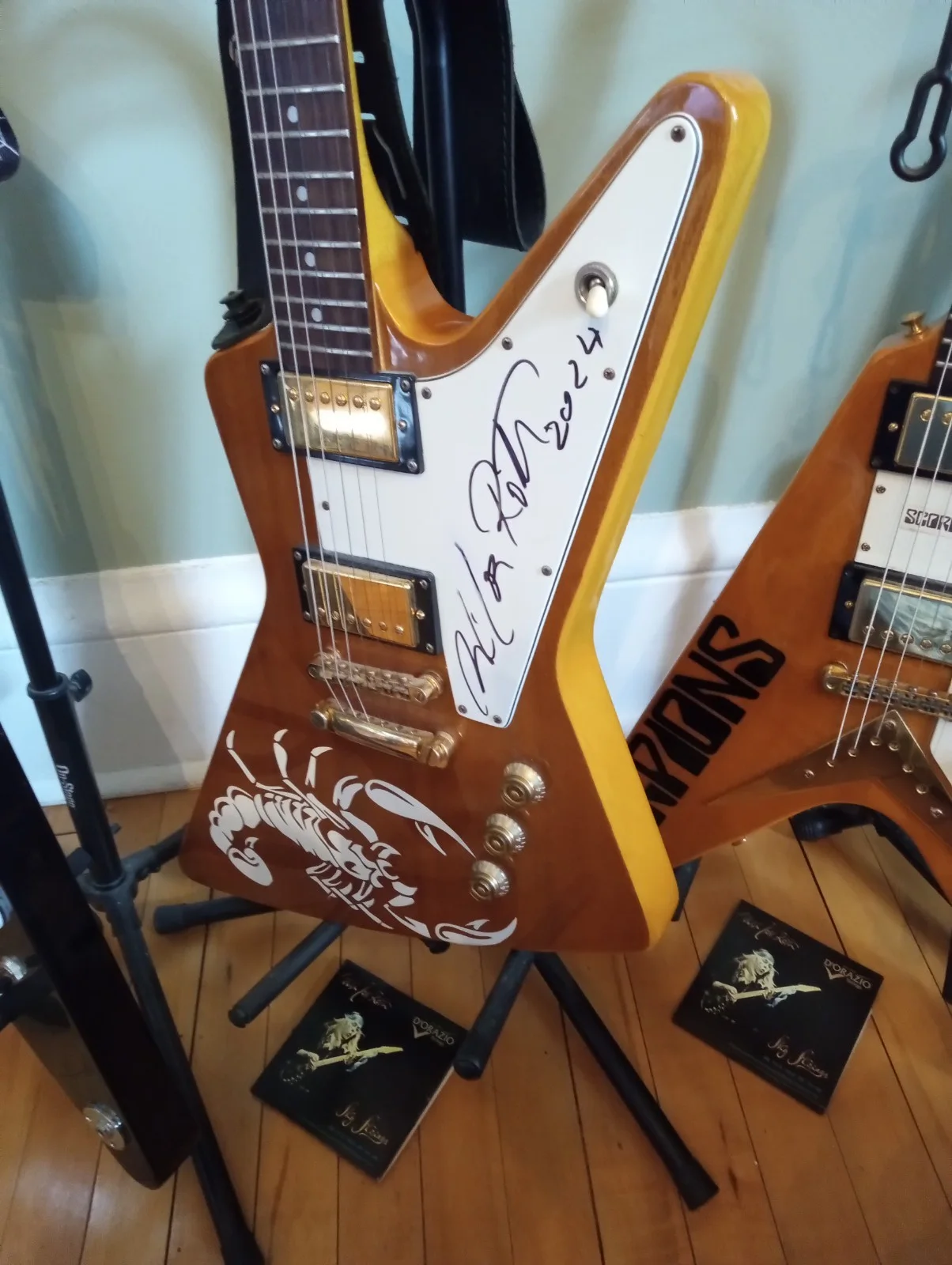 autographed uli jon Roth guitar (pair), image 5