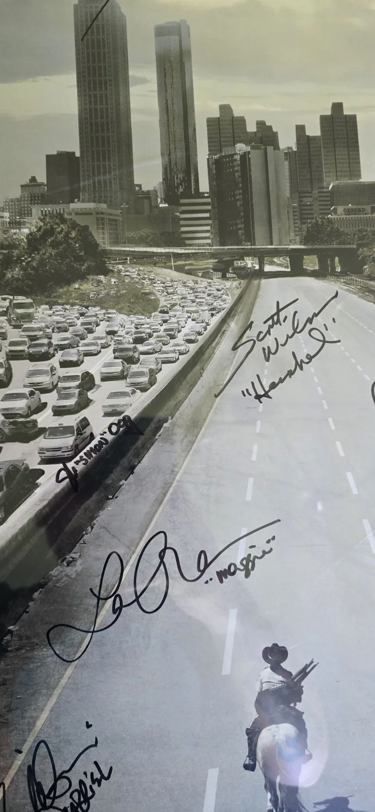 The Walking Dead Cast Signed Full Sized 24x36 Poster 10x Autos Comic Con TWD, image 4
