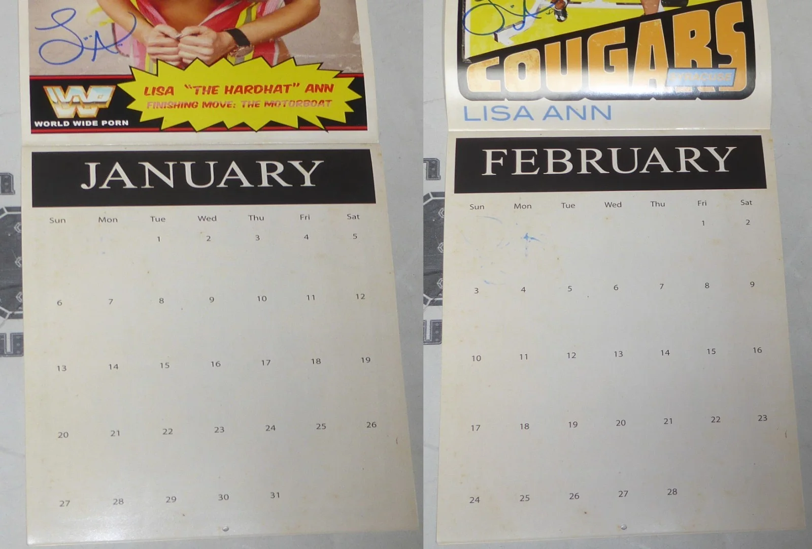 Lisa Ann — Lisa Ann 13x Signed 2013 Trading Card Calendar BAS COA MILF Adult Legend Auto'd, изображение 5