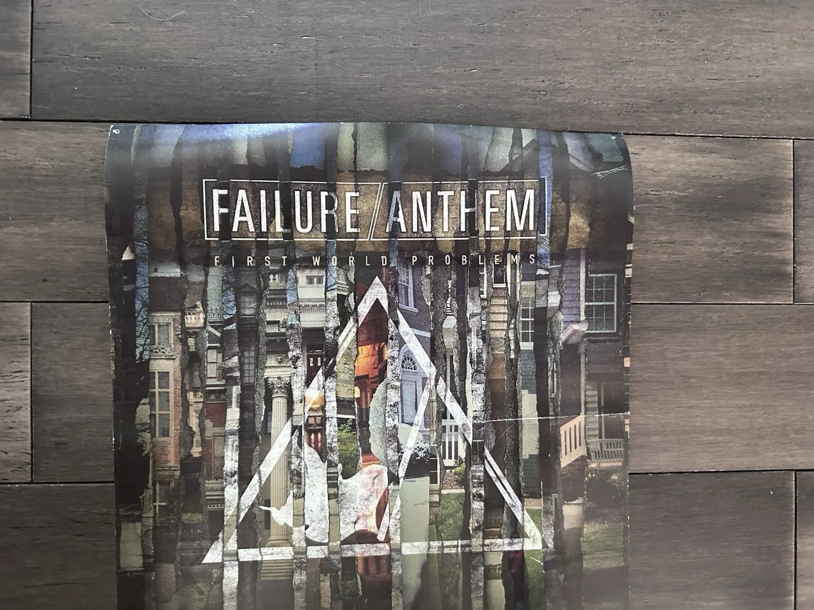 Signed Framed Failure Tour Poster, image 2