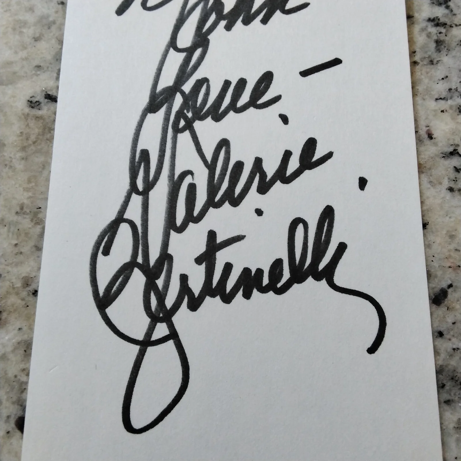 Mackenzie Phillips & Valerie Bertinelli SIGNED Cards Photo One Day at A Time TV, image 5