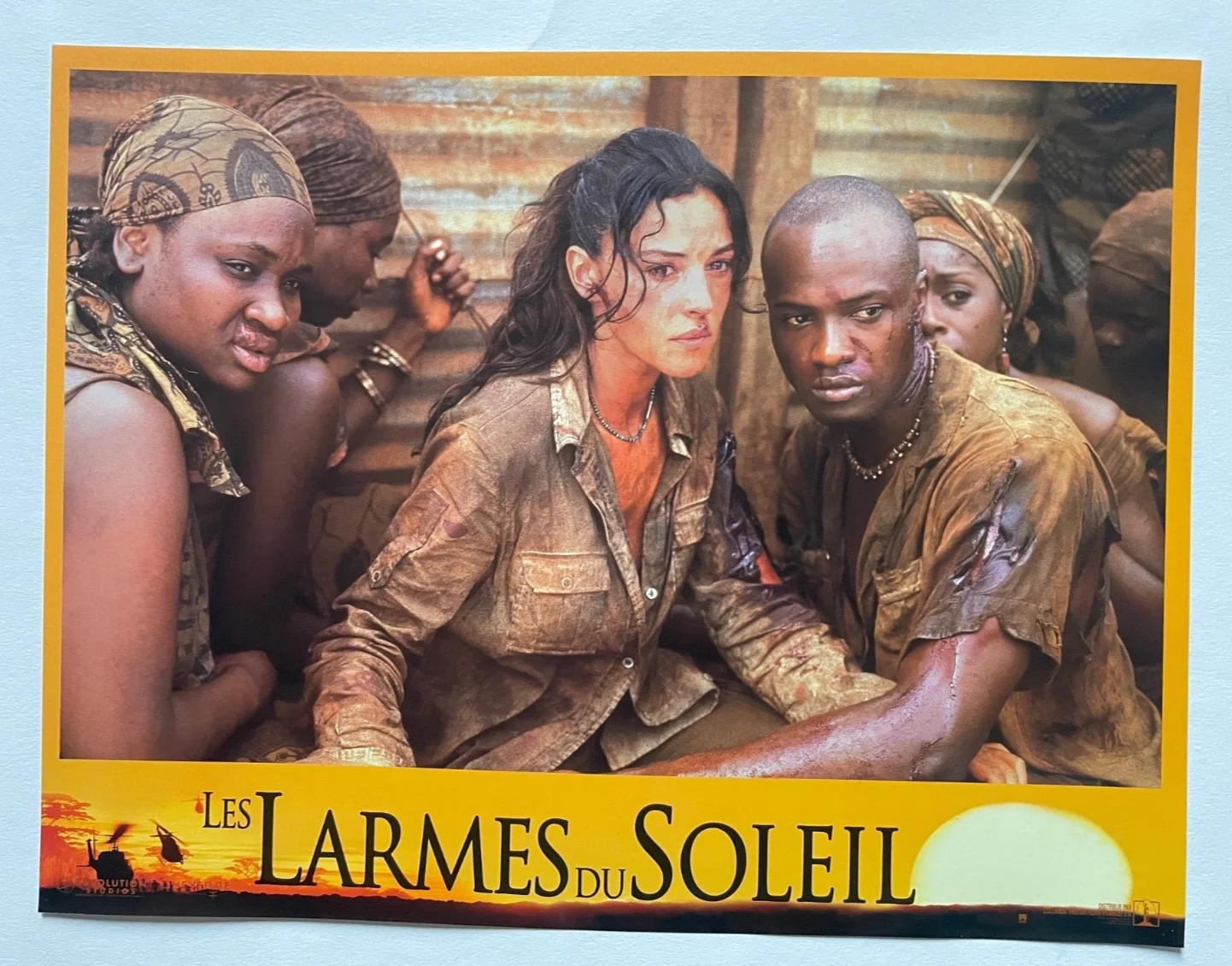 TEARS OF THE SUN (2003) Set of 8 French Lobby Cards FOH Stills Monica Bellucci, изображение 2