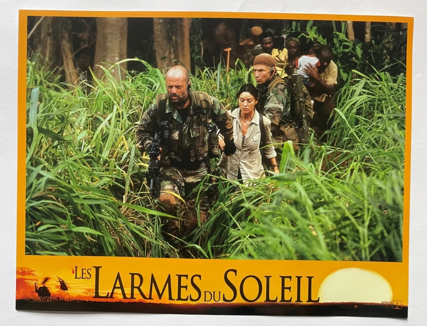 TEARS OF THE SUN (2003) Set of 8 French Lobby Cards FOH Stills Monica Bellucci, изображение 4
