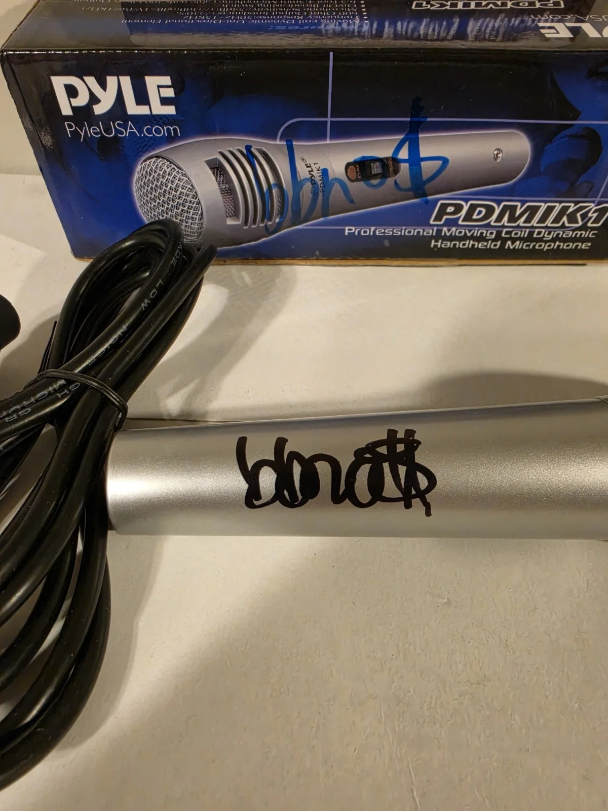 BBNO$ Signed Pyle Microphone (Certified), image 2